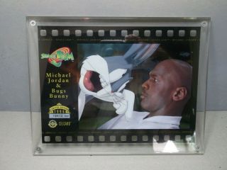 1996 Upper Deck Michael Jordan & Bugs Bunny Space Jam Celcard Limited Edition Vg