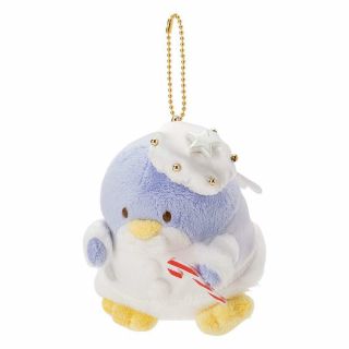 Sanrio Tuxedo Sam Plush Mascot Holder Keychain Angel Christmas 2018 Japan