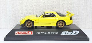 1/72 Real - X Initial D MAZDA RX - 7 FD3S Project D RE AMEMIYA diecast car model 2