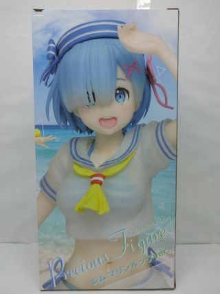 Re:zero Rem Marine Look Ver - Starting Life In Another World Precious Figure