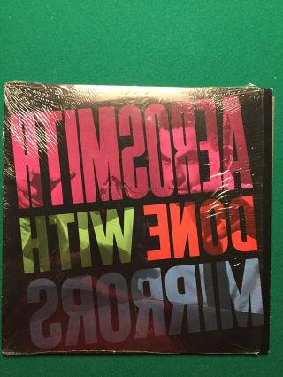Aerosmith Done With Mirrors vinyl LP dated 1985 2