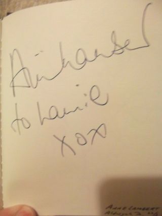 Doctor Who Space 1999 Morse Poirot Howards Way Annie Lambert Hand Signed Page