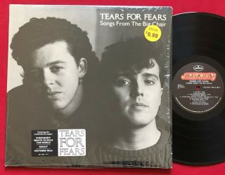Tears For Fears Songs From The Big Chair Lp (1985) Orig Sterling Ex/nm Shrink