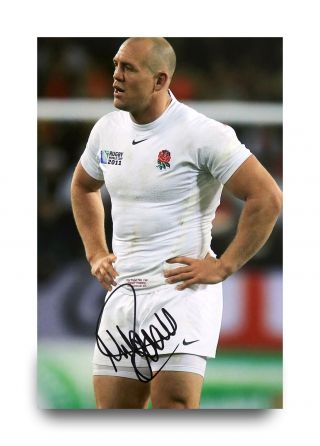 Mike Tindall Signed 12x8 Photo England Rugby Autograph Memorabilia