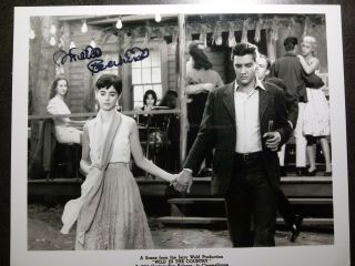 Millie Perkins Authentic Hand Signed Autograph 8x10 Photo With Elvis Presley