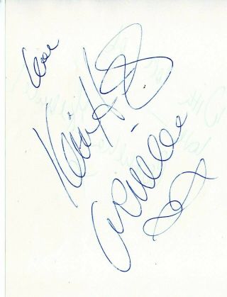 Keith Harris & Orville Hand Signed Album Page Autographed