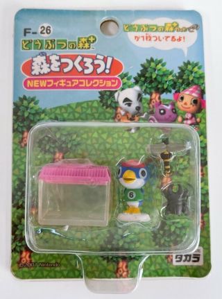 F26 Rare Animal Crossing Figure 3cm 1.  1inch Nintendo Takara Japan