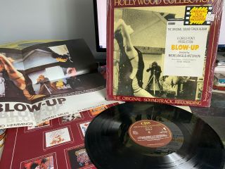 Blow - Up Soundtrack Lp Herbie Hancock Hollywood Coll.  Vinyl Nm W/poster W/shrink