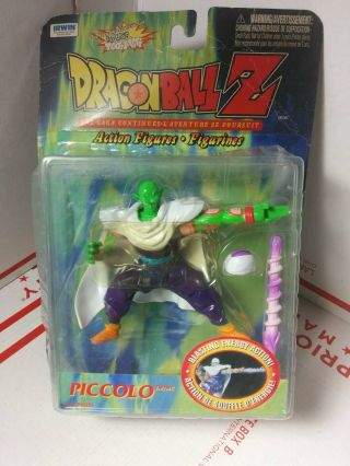 1999 Irwin Funmation Dragonball Z Piccolo The Saga Continues Action Figure Noc