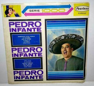 Pedro Infante Canciones Consagradas Lp Vinyl Record Mexico