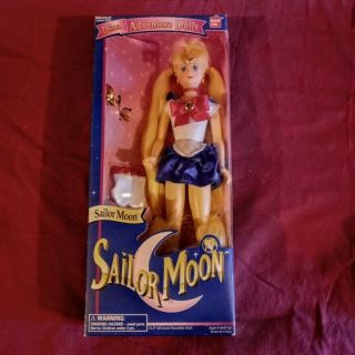 Vintage Sailor Moon Serena 11.  5 " Deluxe Adventure Doll 1997 Bandai