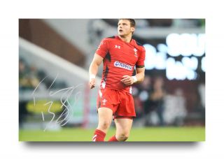 Dan Biggar Signed 12x8 Photo Wales Rugby Autograph Memorabilia