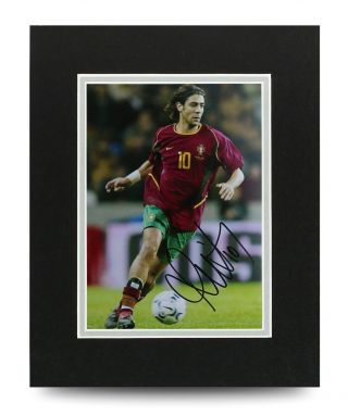 Rui Costa Signed 10x8 Photo Display Portugal Autograph Memorabilia