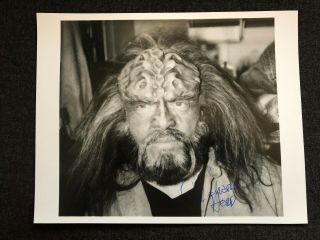 Star Trek Signed Autographed Photo Richard Herd L 
