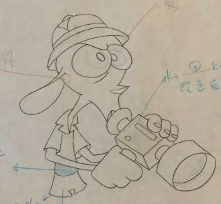 Ren And Stimpy Production Drawing