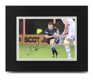 Duncan Weir Signed 10x8 Photo Display Scotland Rugby Memorabilia Autograph