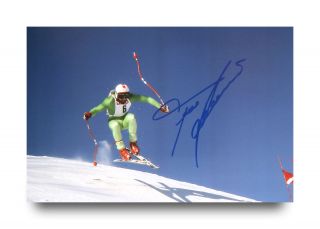 Franz Klammer Signed 12x8 Photo Olympics Autograph Memorabilia