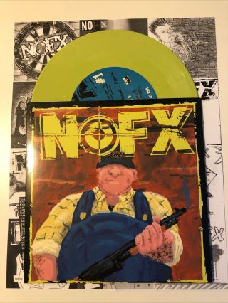 Nofx 7 Inch Of The Month 1 Insulted By Germans Fanmail Colored Vinyl Limited