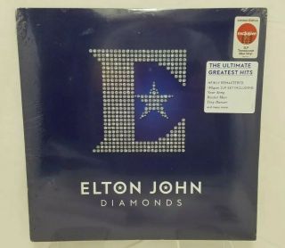 Elton John Diamonds 180 Gram 2 Lp New/sealed,  Translucent Blue Vinyl