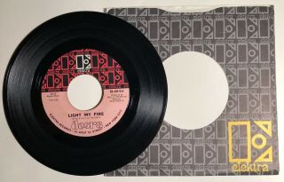 The Doors / Light My Fire / West Coast Pressing / 1967 Elektra 45 / Vg,