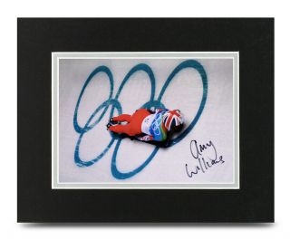 Amy Williams Signed 10x8 Photo Display Olympics Autograph Memorabilia
