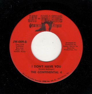 Sweet Soul/northern Ballad - Continental 4 - I Don 
