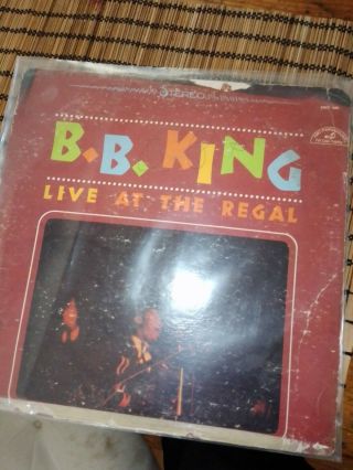B.  B.  King Lp Live At The Regal Abc Vg/vg,  Stereo Rare 60s Vtg
