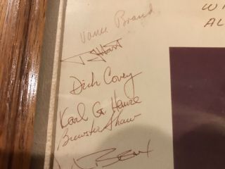 Shuttle NASA Print Copied SIGNATURES SALLY RIDE JUDITH RESNIK OTHERS Copied 3