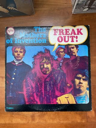 The Mothers Of Invention Freak Out Og 1966 Mono Lp Vinyl Record Frank Zappa Rare