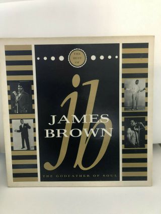 The Best Of James Brown - The Godfather Of Soul - Vinyl Lp - Uk 1987 Ne 1376