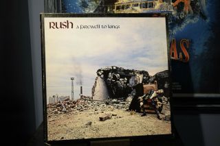 Rush " A Farewell To Kings " Vinyl Lp 1977 Mercury Us First Press [jamf]