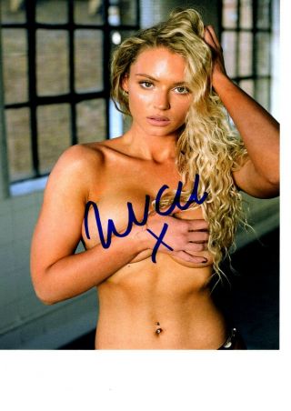 10x8 Lucie Rose Donlan Hand Signed Photo With