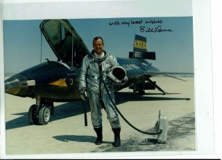 Nasa X - 15 Hypersonic Test Pilot Astronaut: Bill Dana Signed Autograph Photo