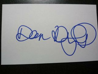 Dan Aykroyd Authentic Hand Signed Autograph 3x5 Index Card - The Blues Brothers