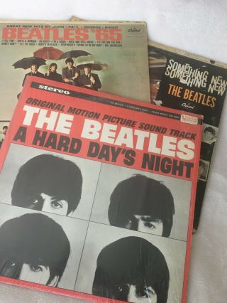 3 Vintage Beatles Vinyl Albums