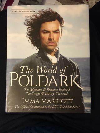 Signed ‘the World Of Poldark’ Book,  Bundle Of Filming Leaflets