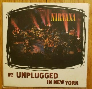 Nirvana - Mtv Unplugged In York Lp Vinyl 180 Gram 2013 W/insert Nm Unplayed