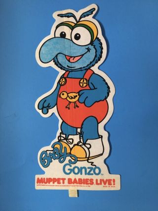 Gonzo And Miss Piggy Muppet Babies Live.  1986