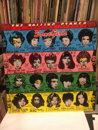 The Rolling Stones Some Girls Banned Cover Coc 39108 Us Pressing 1978