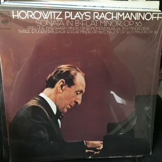 Horowitz Plays Rachmaninoff Sonata In B Flat Minor Op 36 Lp Record