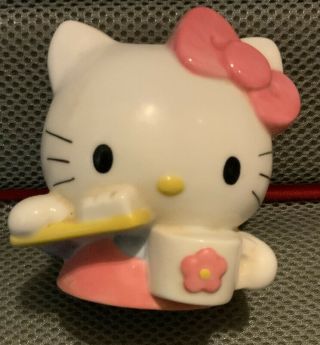 A Very Rare Vintage Sanrio 1997 Hello Kitty Ceramic Toothbrush Holder