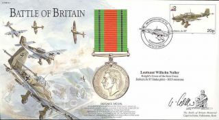 Bb23 Wwii Ww2 Raf Battle Of Britain Cover Signed Luftwaffe Noller Kc