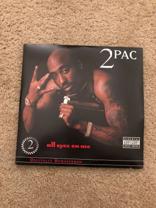 2pac All Eyez On Me Vinyl Record Digitally Remastered 4 Lp Tupac