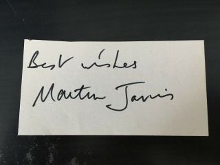 Martin Jarvis - Popular British Actor - Dr Who - Signed Card