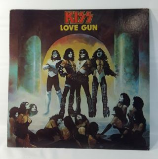 Kiss Love Gun Lp Album 1977 Casablanca Records Nblp 7057 Vg,  /ex