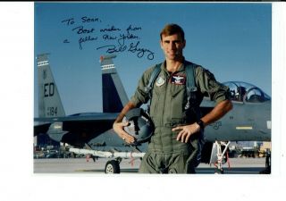 Nasa Space Shuttle Astronaut: Bill Gregory Air Force Photo Signed Autograph