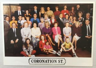 Coronation Street.  24castcards 6 X 4.  Pre - Printed. ,  12 X 8 Photograph.