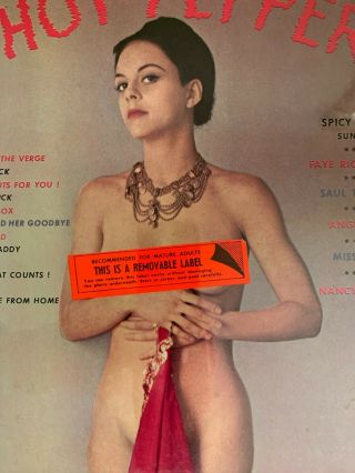 Nude Cover Lp Hot Pepper Spicy Songs Still Rare 1960 