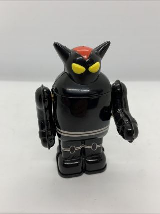 Black Ox Gigantor Tetsujin 28 Tin Wind Up Robot Banpresto 1998
