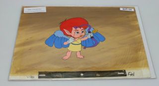 Captain N The Game Master Animation Cel Painted Background Of Baby Icarus 21
